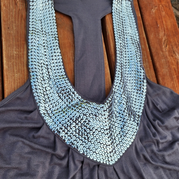 C. Oliver Small Silver and Grey Tank Top - Picture 5 of 6